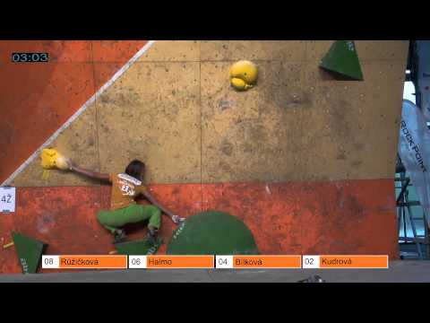 Rock Point MČR v Boulderingu 2015 - Ostrava - FINÁLE ŽENY