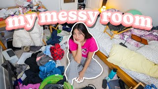 deep cleaning my MESSY room (motivation when you’re in a slump)