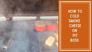 How to Cold Smoke Cheese On Pit Boss Pellet Grill