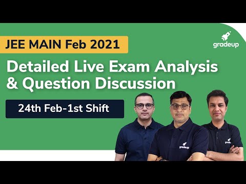 JEE Main Paper Analysis 2021 (24th Feb, 1st Shift) | JEE Main 2021 Question Paper, Expected Cutoff