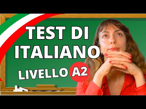 Test di Italiano livello A2 : Quiz 10 Domande 🇮🇹 (#1)