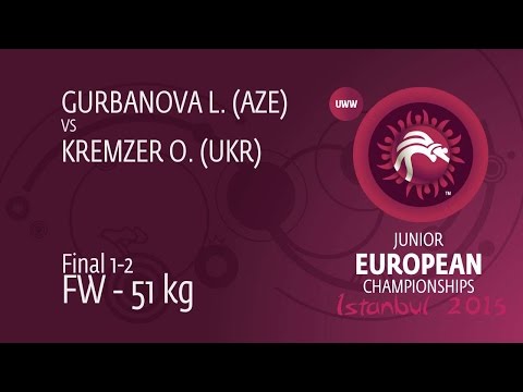 GOLD FW - 51 kg: O. KREMZER (UKR) df. L. GURBANOVA (AZE), 5-0
