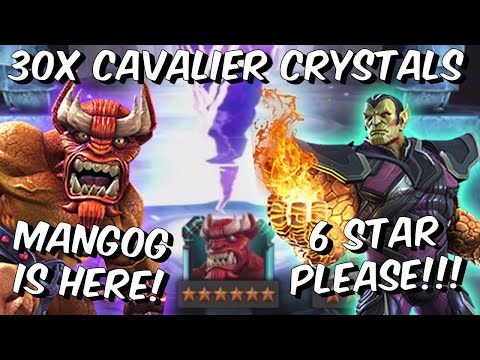 30x 6 Star Mangog & Super Skrull Cavalier Crystal Opening! - $300 - Marvel Contest of Champions