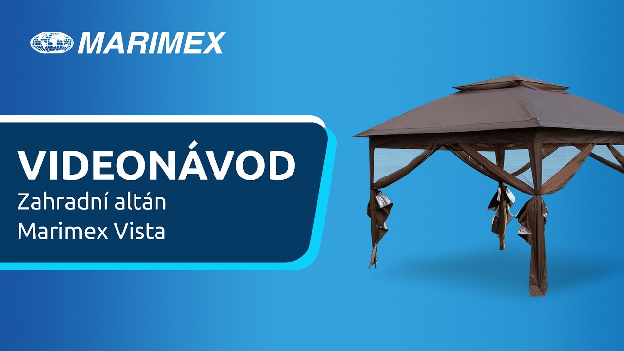 Zahradní altán Marimex Vista 3x3 m - béžový