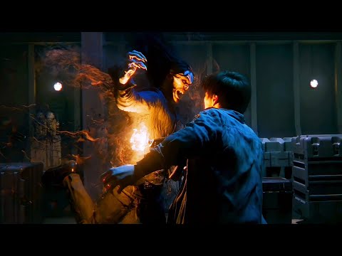Morbius (2022) - Fighting in the Laboratory Room Scene