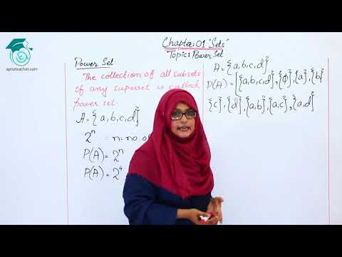 IX (9th) Maths | Power Set and Subsets | Chapter 1 Sets