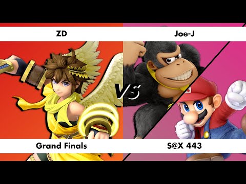 Pit Makes An Appearance! ZD (Pit) vs Joe-J (DK, Mario) S@X 443 Grand Finals HIGHLIGHTS!