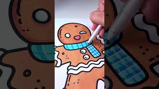 🎄 Gingerbread Man | Bold & Easy Christmas Coloring Book by Jade Summer