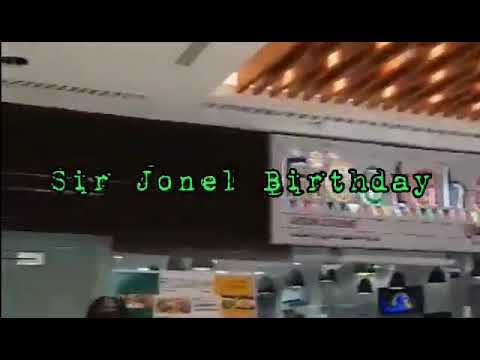 Happy birthday sir jonel
