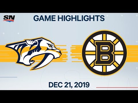 NHL Highlights | Predators vs. Bruins – Dec. 21, 2019