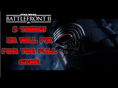 5 Things EA Will Fix Before Star Wars Battlefront 2 Launch! (Star Cards, Loot Crates, Progression)