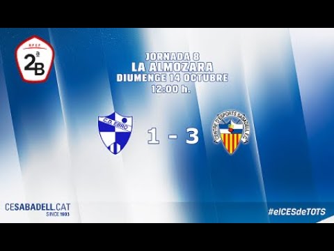 RESUM CD EBRO 1 - 3 CE SABADELL