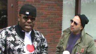 2Face(A Butta & Swigga) -In front of Hot 97 ready for Cipha Sounds & Peter Rosenberg interview