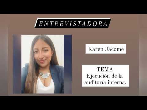 Entrevista a la Dra. Alicia Calero (Auditora Interna).