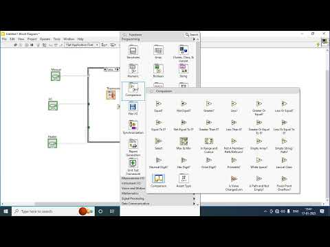 Build a Virtual Instrument that simulates a heating and cooling system  The system must be able to b