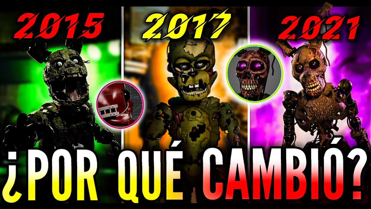 ¿Por Qué Cambió el Diseño de Springtrap? | Security Breach