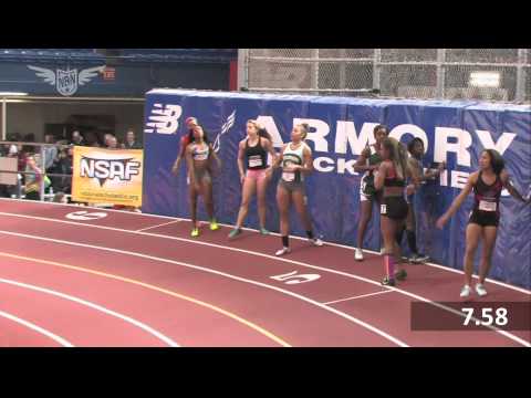 Girls 60m Heat 5 - New Balance Nationals Indoor 2013