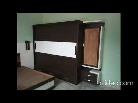 Plywood 2 door wooden wardrobe and cupboard