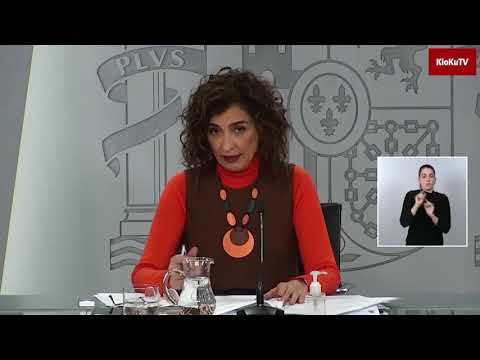 Intervención María Jesús Montero hoy 21 de Enero de 2021 rueda de prensa tras Consejo de Ministros