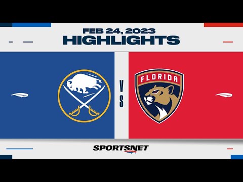 NHL Highlights | Sabres vs. Panthers - February 24, 2023