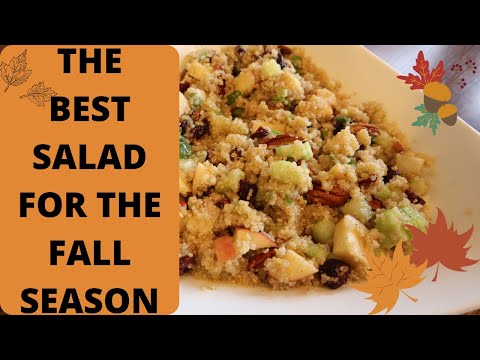 HOW TO MAKE CRANBERRY APPLE QUINOA SALAD