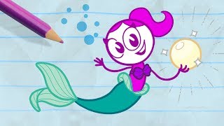 Pencilmate Gets Arrested! -in- KEEP CLAM AND CARRY ON PART 2 - Pencilmation Cartoons for Kids