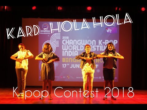 KARD - Hola Hola Cover by KLOVER 4 | Kpop Contest 2018 - Bangalore Regional Round |