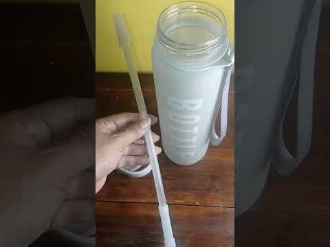 How to assemble water bottle straw #trending #shorts #youtubeshort #shortsvideo