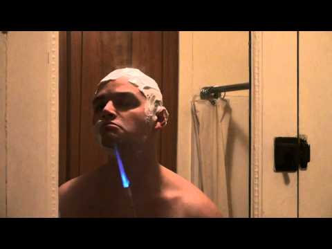 Shaving with Barbasol