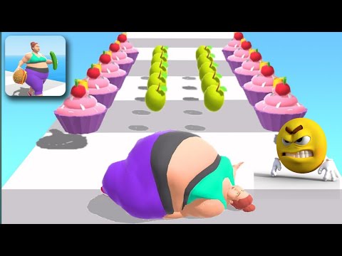 Fat 2 fit girl - fat crowd all new levels mobile gameplay walkthrough @contestoff