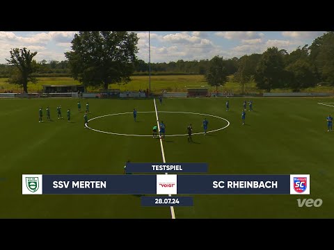 SSV MERTEN - SC RHEINBACH | 2:0 (2:0) | TESTSPIEL | 28.07.24 |