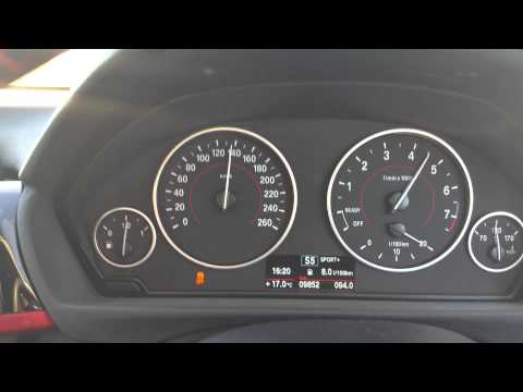 Bmw F30 316i Superchips stg 2 0-210km Acceleration