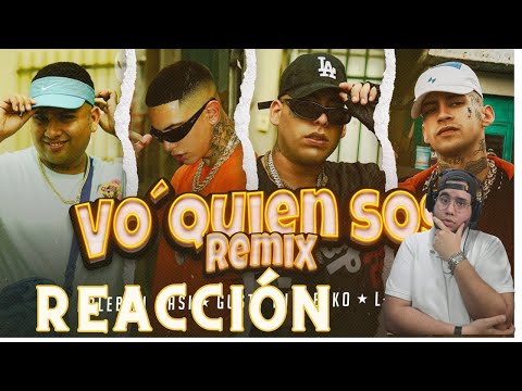 (REACCIÓN) Kaleb Di Masi, Gusty dj, ECKO, L-Gante - Vo' Quien Sos (Remix)