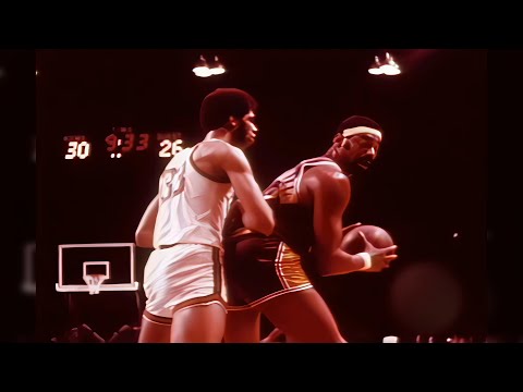 Wilt Chamberlain SCHOOLED Kareem Abdul-Jabbar ● 4K ● Highlights