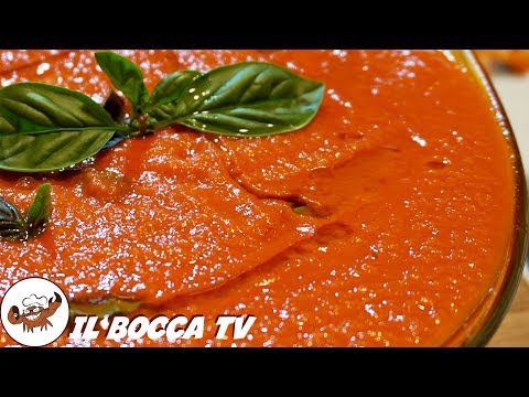 598 - sugo di pomodoro fin da bimbo io t'adoro(salsa facile fatta con passata di pomodori e pelati)