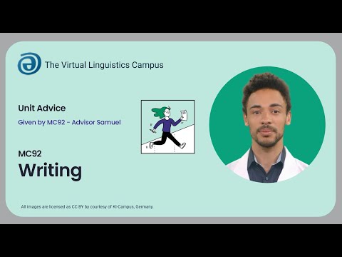 Advice VLC_MC92 - Writing