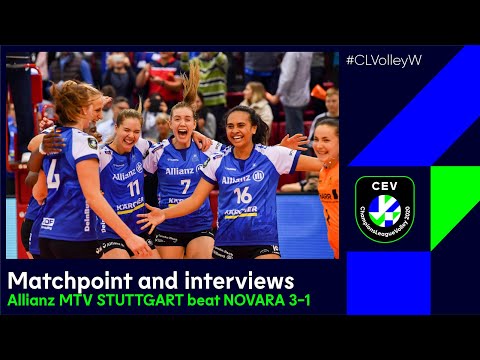 #CLVolleyW | Allianz MTV STUTTGART have beaten reigning champions Igor Gorgonzola NOVARA