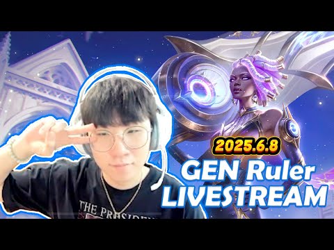 GEN Ruler Fullstream 2025.6.8 KR Challenger Gameplay