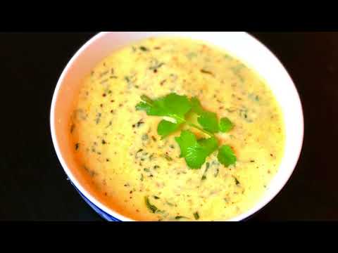 Side Dish for Rice/Roti | Palak Raita Recipe | Palakura perugu pachadi | Spinach Raita | Palak Kadhi Video