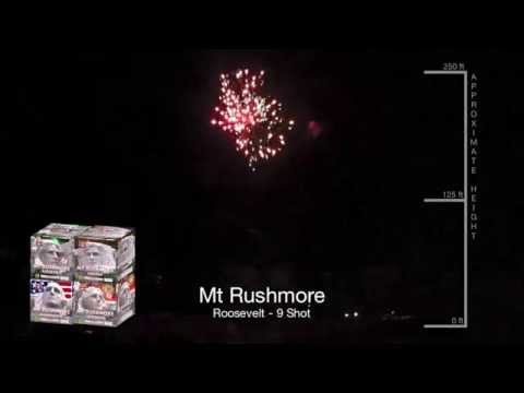 Mt Rushmore Assortment: Roosevelt - 9 Shot