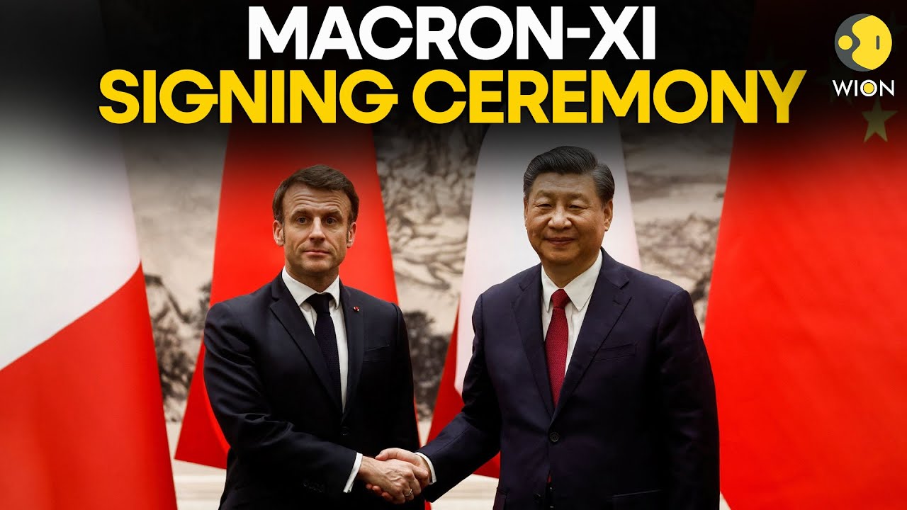 Macron-Xi Meet LIVE: Macron, Chinese President Xi Participate in a Signing Ceremony, Give Statements