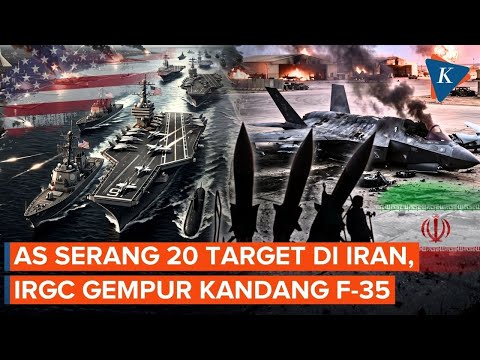 AS Hantam 20 Target di Iran, IRGC Gempur Kandang Jet F-35 di Yordania