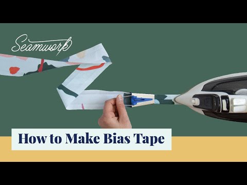 Tutorial: How to Make Bias Tape for Garment Sewing