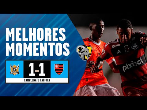 Gols e lances de Nova Iguaçú x Flamengo