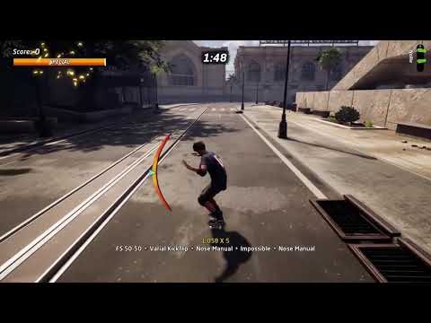 How to 5 0 Around the Fountain on Streets in Tony Hawk's Pro Skater 1 + 2