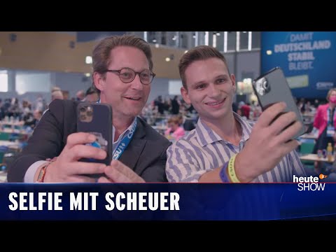 Holt die CSU weniger als fünf Prozent? Fabian Köster beim Parteitag | heute-show vom 17.09.2021