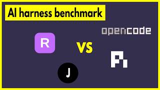 TESTED the best AI agent harness? opencode vs pi vs jcode vs reasonix