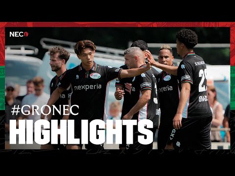 N.E.C. sluit ook oefenduel met FC Groningen winnend af | Highlights #GRONEC