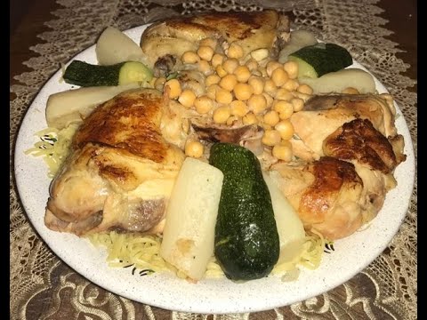 🇩🇿 Algerian Rechta With Cinnamon Flavored Chicken