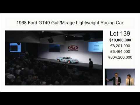 Lot No. 139: 1968 Ford GT40 Gulf/Mirage Lightweight Racing Car